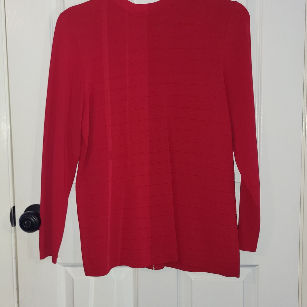 Lane Bryant Red Women's Cardigan - Picture 2 of 3